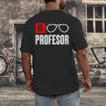 El Professor Money Costume Profesor Glasses Men Teacher Gift Men's Back Print T-Shirt, funny design El Professor Money Costume Profesor Glasses Men Teacher Gift Men's Back Print T-Shirt, funny design