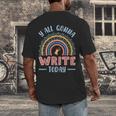 ELA English Teacher Men's Back Print T-Shirt, funny design ELA English Teacher Men's Back Print T-Shirt, funny design