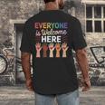 Everyone Is Welcome Here Shirt Teacher Men's Back Print T-Shirt, funny design Everyone Is Welcome Here Shirt Teacher Men's Back Print T-Shirt, funny design