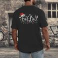 FA LA8 Christmas Santa Fa La Math Teacher Student Men's Back Print T-Shirt, funny design FA LA8 Christmas Santa Fa La Math Teacher Student Men's Back Print T-Shirt, funny design