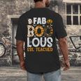 Faboolous ESL ESOL Teacher Spooky Teacher Halloween Costume For Men Women Men's Back Print T-Shirt, funny design