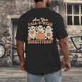 Are You Fall O Ween Directions Halloween Teacher Men's Back Print T-Shirt, funny design Are You Fall O Ween Directions Halloween Teacher Men's Back Print T-Shirt, funny design