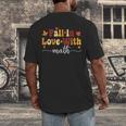 Fall Teacher Fall In Love With Math Math Thanksgiving Men's Back Print T-Shirt, funny design Fall Teacher Fall In Love With Math Math Thanksgiving Men's Back Print T-Shirt, funny design