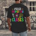 Feliz Primer Dia De Clases Kids Girl Teacher Spanish School Men's Back Print T-Shirt, funny design Feliz Primer Dia De Clases Kids Girl Teacher Spanish School Men's Back Print T-Shirt, funny design