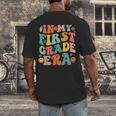 In My First Grade Era 1st Grade Teacher Back To School Men's Back Print T-Shirt, funny design