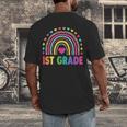 First Grade Rainbow Girls Boys Teacher Team 1st Grade Squad Men's Back Print T-Shirt, funny design First Grade Rainbow Girls Boys Teacher Team 1st Grade Squad Men's Back Print T-Shirt, funny design