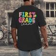 First Grade Team Teacher Back To School 1st Grade Squad Kids Men's Back Print T-Shirt, funny design