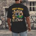 First Grade Zoo Field Trip Squad Matching Teacher Students Men's Back Print T-Shirt, funny design
