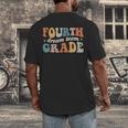 Fourth Grade Dream Team 4th Grade Teacher Back To School Men's Back Print T-Shirt, funny design