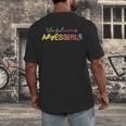 The Future Is Accessible Special Education Teacher Men's Back Print T-Shirt, funny design The Future Is Accessible Special Education Teacher Men's Back Print T-Shirt, funny design
