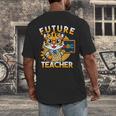 Future Teacher Graphic For Boys Inspiring Young Minds Men's Back Print T-Shirt, funny design Future Teacher Graphic For Boys Inspiring Young Minds Men's Back Print T-Shirt, funny design
