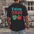 Future Teacher Education Student Men's Back Print T-Shirt, funny design