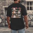 Ghost Christmas Reading Book Lover Library Christmas Teacher Men's Back Print T-Shirt, funny design Ghost Christmas Reading Book Lover Library Christmas Teacher Men's Back Print T-Shirt, funny design