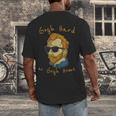 Go Hard Or Go Home Art Teacher Men's Back Print T-Shirt, funny design