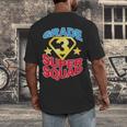 Grade 3 Super Squad Superhero Teacher Team Men Women Girls Kids Men's Back Print T-Shirt, funny design