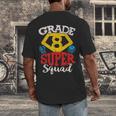 Grade 8 Super Squad Superhero Teacher Team Men's Back Print T-Shirt, funny design Grade 8 Super Squad Superhero Teacher Team Men's Back Print T-Shirt, funny design