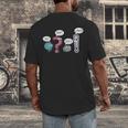 Grammar TeacherWait What Stop It I Agree Men's Back Print T-Shirt, funny design