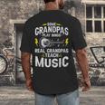Some Grandpas Play Bingo Real Grandpas Teach Music Teacher Men's Back Print T-Shirt, funny design Some Grandpas Play Bingo Real Grandpas Teach Music Teacher Men's Back Print T-Shirt, funny design