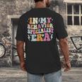 Groovy In My Behavior Specialist Era Behavior Teachers Men's Back Print T-Shirt, funny design