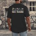 Groovy ECSE Early Childhood Special Education Teacher Men's Back Print T-Shirt, funny design