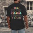 Groovy This Teacher Is Glowing Hello Summer End Of School Men's Back Print T-Shirt, funny design Groovy This Teacher Is Glowing Hello Summer End Of School Men's Back Print T-Shirt, funny design