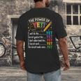 Growth Mindset Teacher Power Of Yet Inspirational Men's Back Print T-Shirt, funny design Growth Mindset Teacher Power Of Yet Inspirational Men's Back Print T-Shirt, funny design