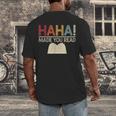 Ha Ha Made You Read Reading Teacher Teaching Men's Back Print T-Shirt, funny design Ha Ha Made You Read Reading Teacher Teaching Men's Back Print T-Shirt, funny design