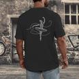 Halloween Ballet Mummy Ballerina Spooky Dance Teacher Women Men's Back Print T-Shirt, funny design
