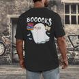 Halloween Books Librarian English Teacher Reader Reading Men's Back Print T-Shirt, funny design