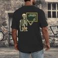 Halloween Skeleton 67 Meme Square Root 4489 Math Teacher Men's Back Print T-Shirt, funny design Halloween Skeleton 67 Meme Square Root 4489 Math Teacher Men's Back Print T-Shirt, funny design