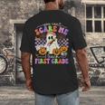 Halloween Teacher You Can't Scare Me I Teach First Grade Men's Back Print T-Shirt, funny design Halloween Teacher You Can't Scare Me I Teach First Grade Men's Back Print T-Shirt, funny design