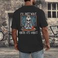 Halloween Teacher I'Ll Just Wait Until It's Quiet Women Men's Back Print T-Shirt, funny design Halloween Teacher I'Ll Just Wait Until It's Quiet Women Men's Back Print T-Shirt, funny design
