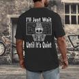 Halloween Teacher Math I'Ll Just Wait Until It's Quiet Men's Back Print T-Shirt, funny design Halloween Teacher Math I'Ll Just Wait Until It's Quiet Men's Back Print T-Shirt, funny design