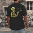 Halloween Teacher Six Seven 6 7 Skeleton Spooky Costume Men's Back Print T-Shirt, funny design Halloween Teacher Six Seven 6 7 Skeleton Spooky Costume Men's Back Print T-Shirt, funny design