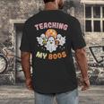 Halloween Teacher Teaching My Boos Costume Teacher Men Women Men's Back Print T-Shirt, funny design Halloween Teacher Teaching My Boos Costume Teacher Men Women Men's Back Print T-Shirt, funny design