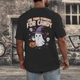 Halloween Teacher Trade Students For Candy Costume Women Men's Back Print T-Shirt, funny design