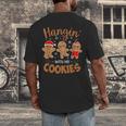 Hangin With My Cookies Gingerbread Women Christmas Teacher Men's Back Print T-Shirt, funny design Hangin With My Cookies Gingerbread Women Christmas Teacher Men's Back Print T-Shirt, funny design