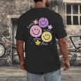 Happy To See Your Face Teacher Flower Back To School Men's Back Print T-Shirt, funny design Happy To See Your Face Teacher Flower Back To School Men's Back Print T-Shirt, funny design