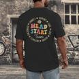 Head Start Team Homeschooling Teacher Back To School Men's Back Print T-Shirt, funny design