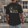 Headstart Teacher Early Childhood Educator Men's Back Print T-Shirt, funny design