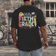 Hello Fifth Grade Team 5th Grade Back To School Teacher Kids Men's Back Print T-Shirt, funny design