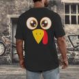 Hilarious Turkey Halloween Thanksgiving Teacher Nurse Men's Back Print T-Shirt, funny design Hilarious Turkey Halloween Thanksgiving Teacher Nurse Men's Back Print T-Shirt, funny design