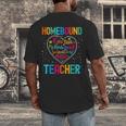 Homebound Teacher Appreciation Week Back To School Heart Men's Back Print T-Shirt, funny design Homebound Teacher Appreciation Week Back To School Heart Men's Back Print T-Shirt, funny design