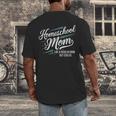 Homeschool Life Homeschool Mom Homeschool Dad Teacher Kids Men's Back Print T-Shirt, funny design