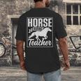 Horse Riding Teacher Rider Lover Equestrian Men Women Kids Men's Back Print T-Shirt, funny design