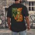 HUGvyn Halloween Skeleton Six Seven 67 Meme PEMDAS Teacher Men's Back Print T-Shirt, funny design