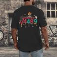 HUGvyn Square Root 4489 Math Teacher 67 Meme Halloween Men's Back Print T-Shirt, funny design HUGvyn Square Root 4489 Math Teacher 67 Meme Halloween Men's Back Print T-Shirt, funny design