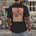 Human Muscles Organs Scary Anatomy Teacher Halloween Costume Men's Back Print T-Shirt, funny design Human Muscles Organs Scary Anatomy Teacher Halloween Costume Men's Back Print T-Shirt, funny design