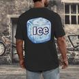 Ice Halloween Pun Costume Easy Lazy Team Group Teacher Men's Back Print T-Shirt, funny design