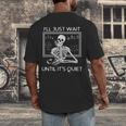 I'Ll Just Wait Until It's Quiet Teacher Meme Skeleton For Men Women Men's Back Print T-Shirt, funny design I'Ll Just Wait Until It's Quiet Teacher Meme Skeleton For Men Women Men's Back Print T-Shirt, funny design